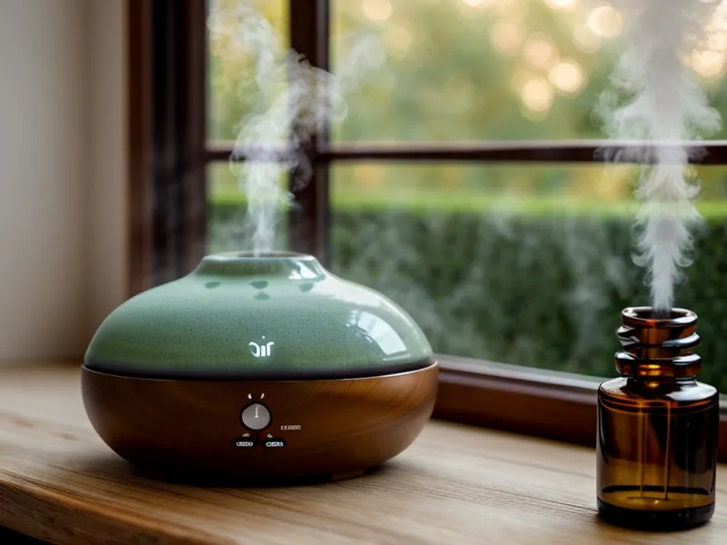 Diffuser de la lavande vraie le soir pour apaiser le sommeil des enfants dans une chambre bien aérée