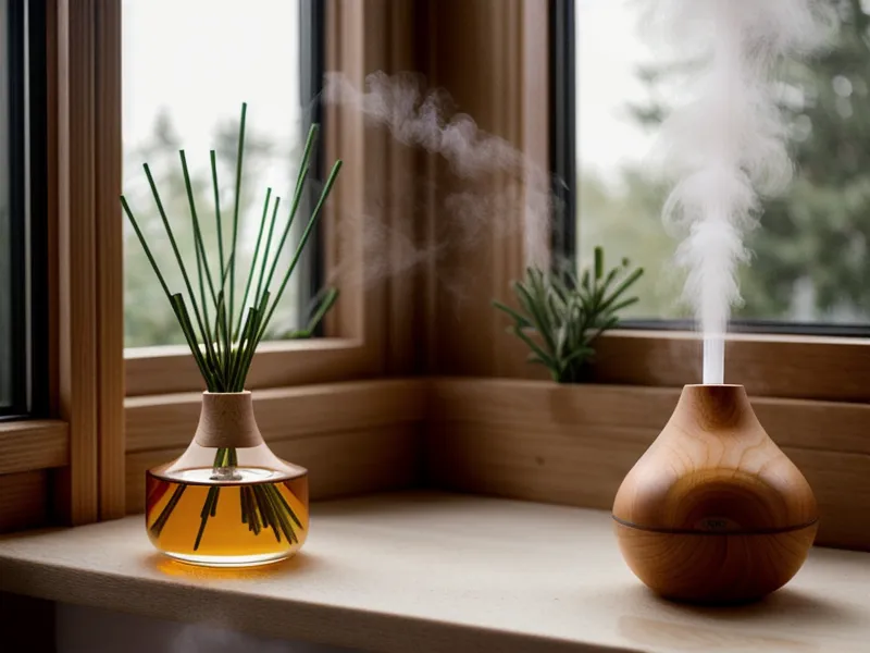 Astuce aspirateur maison : coton imbibé d'huile essentielle glissé dans le bac avant le ménage naturel