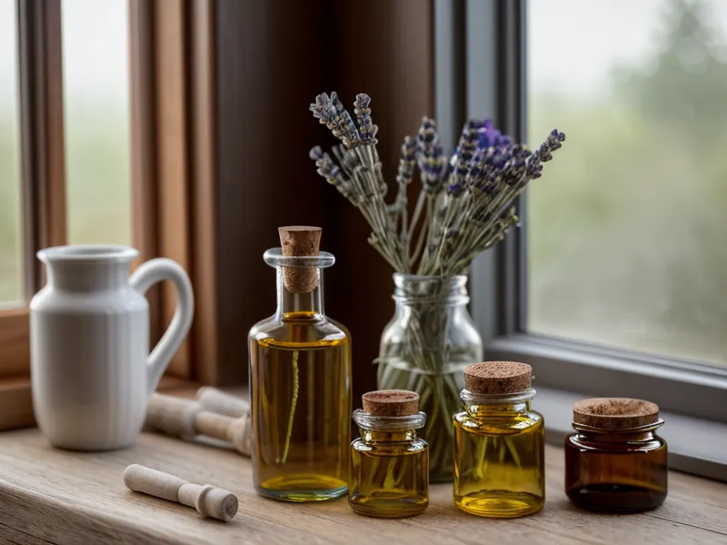 Recette naturelle d'eau de fer à repasser aux huiles essentielles pour l'entretien du linge à la maison