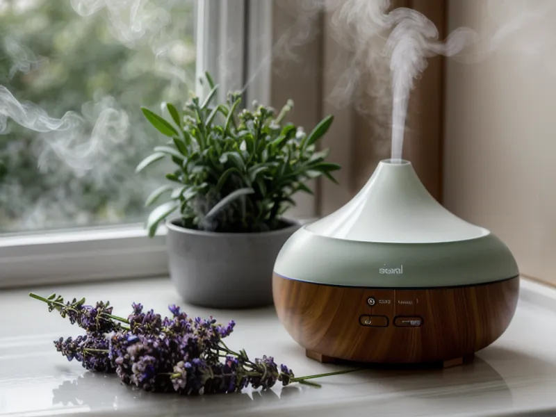Huiles essentielles et boules de séchage en laine pour un linge de maison parfumé naturellement
