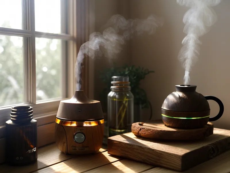 Pot de bicarbonate et d'huiles essentielles sur l'étagère d'un frigo propre, hygiène frigo naturelle après nettoyage